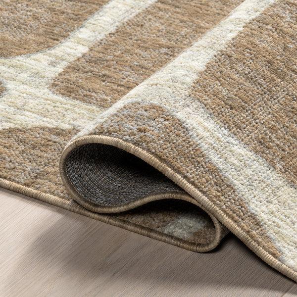 Nuloom Aadhya Modern Geometric Area Rug Light Brown