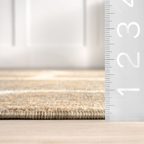 Nuloom Aadhya Modern Geometric Area Rug Light Brown