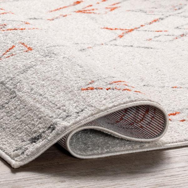Nuloom Abigail Abstract Symbols Area Rug Light Gray