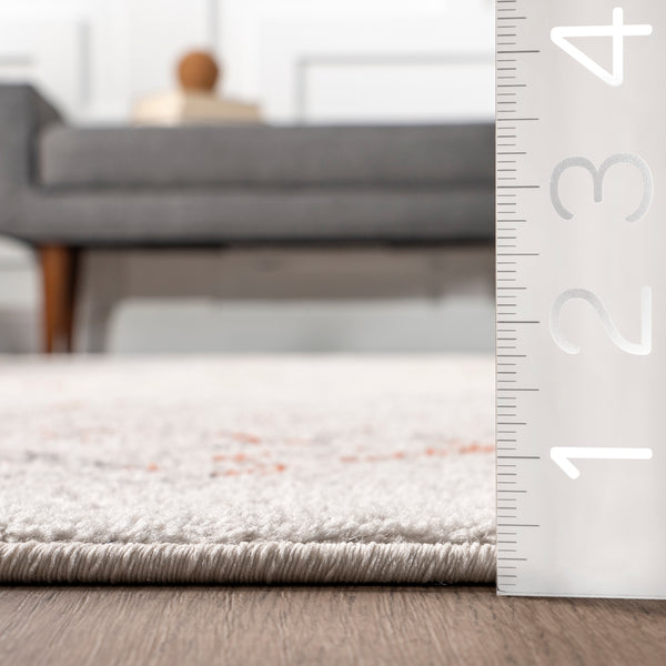Nuloom Abigail Abstract Symbols Area Rug Light Gray