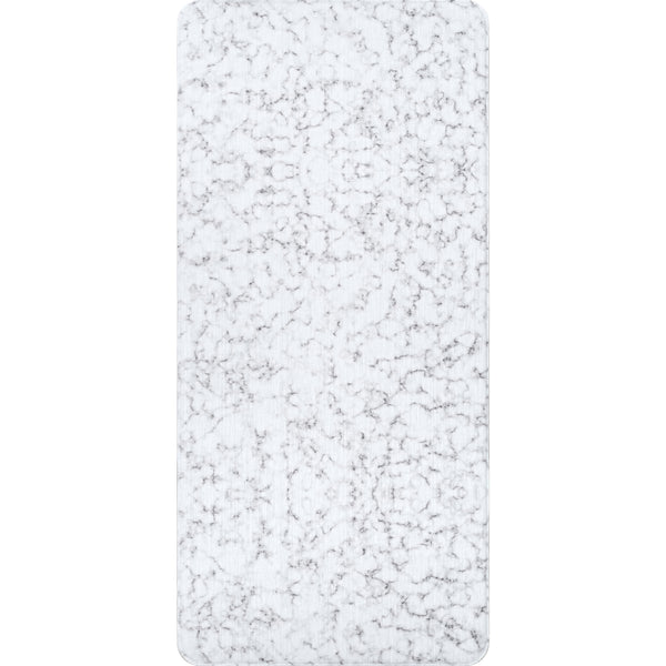 nuloom Abstract Marble Anti Fatigue Kitchen or Laundry Room Comfort Mat Light Gray