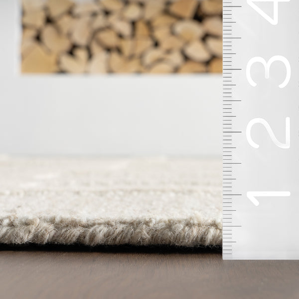 Nuloom Aerith Contemporary Geometric Area Rug Beige
