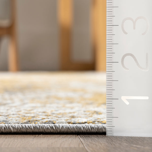 Nuloom Aideen Modern Snake Patterned Area Rug Beige