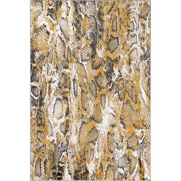 nuloom Aideen Modern Snake Patterned Area Rug Beige