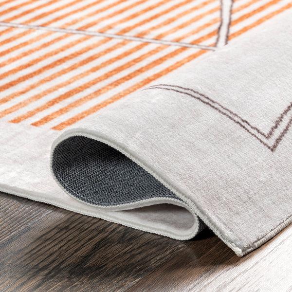 Nuloom Aili Contemporary Abstract Machine Washable Area Rug Multi