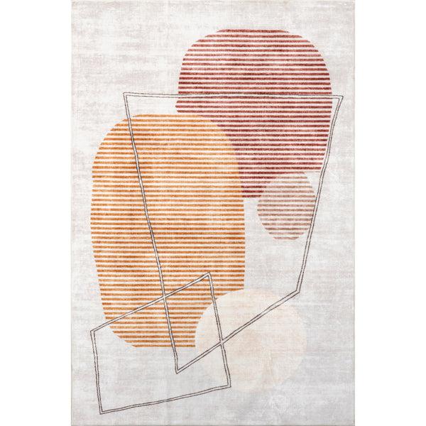 nuloom Aili Contemporary Abstract Machine Washable Area Rug Multi