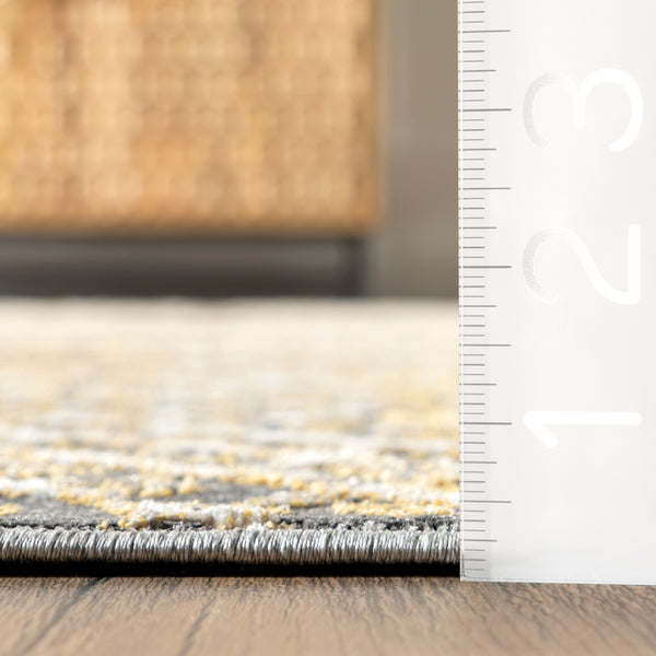 Nuloom Alexandrine Modern Snake Print Area Rug Beige