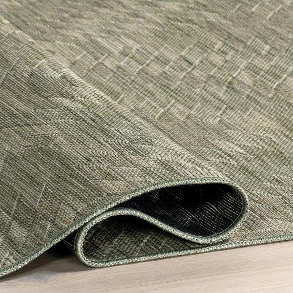 Nuloom Alma Mid-Century Modern Machine Washable Area Rug Sage Green