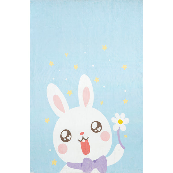 nuloom Aloisia Bunny Machine Washable Area Rug Blue