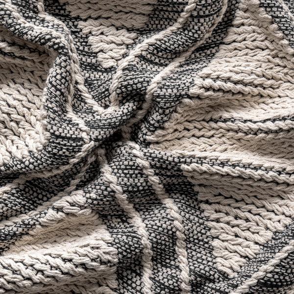 Nuloom Amada Hand Loomed Textured Diamonds Cotton Area Rug Ivory