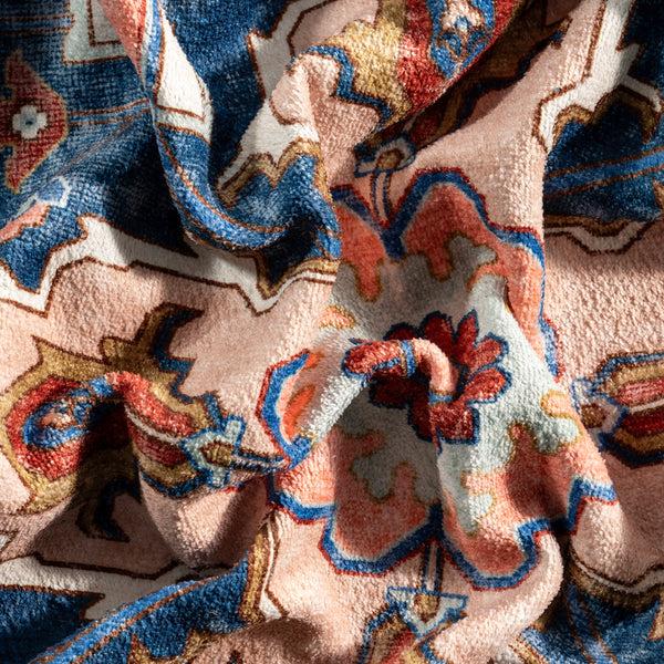 Nuloom Amaryllis Medallion Machine Washable Area Rug Brown