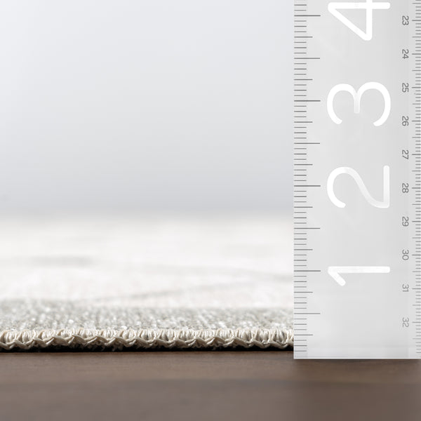 Nuloom Amiyah SuperiorWash Reversible Machine Washable Area Rug Light Grey