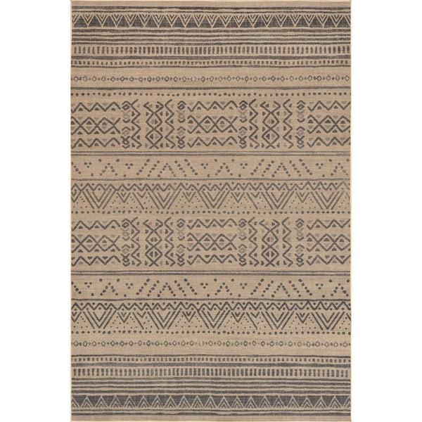 nuloom Anisa Tribal Stripe Easy-Jute Machine Washable Area Rug Natural