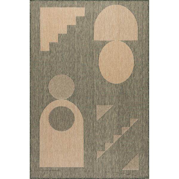 nuloom Anslie Geometric Indoor/Outdoor Area Rug Green