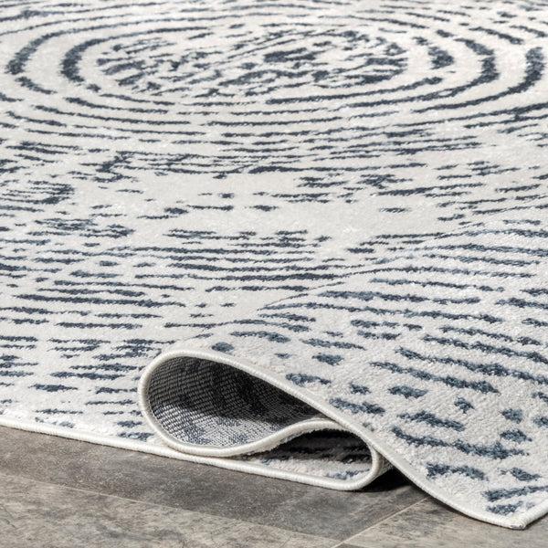 Nuloom Antonella Modern Abstract Maze Area Rug Blue