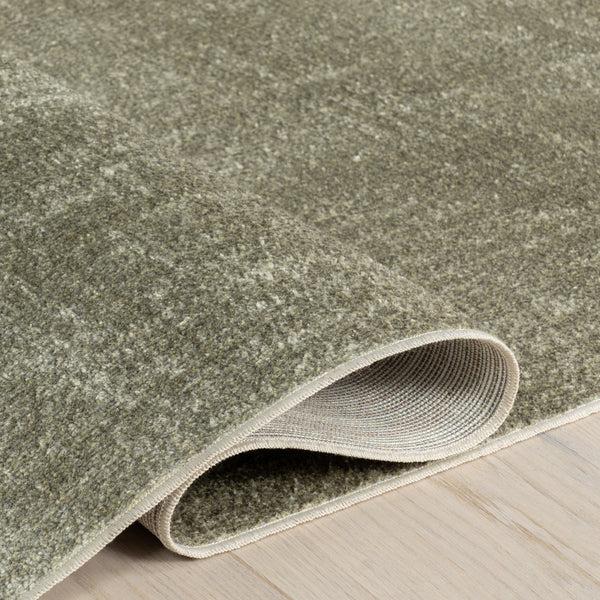 Nuloom Argelia Solid Machine Washable Area Rug Sage Green