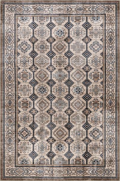 nuloom Arisbeth SplashGuard Machine Washable Area Rug Light Beige