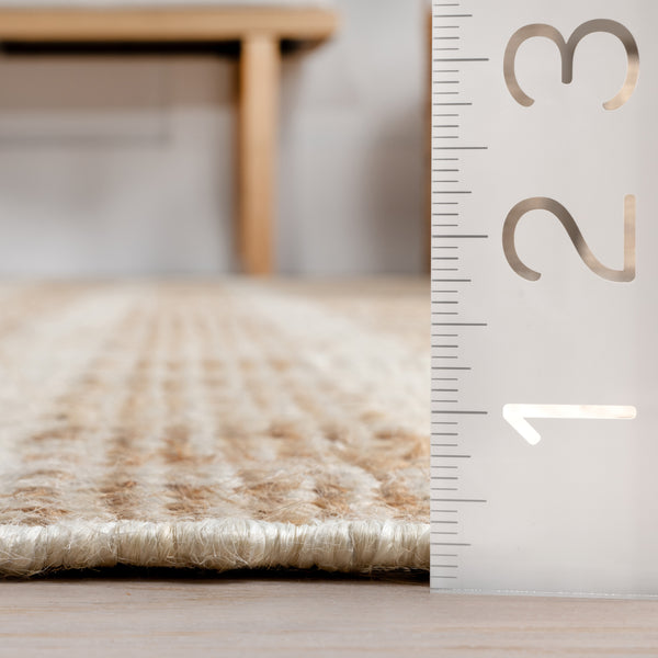 Nuloom Ashtyn Vertical Striped Jute Area Rug Natural