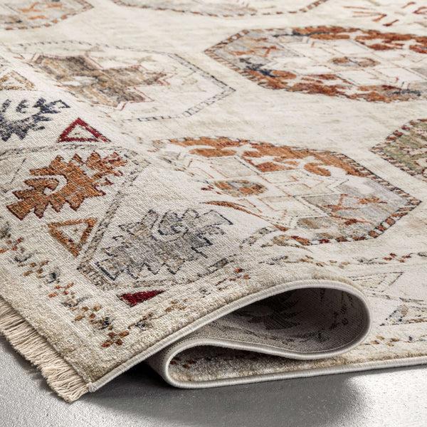 Nuloom Astrid Traditional Motif Fringe Area Rug Beige