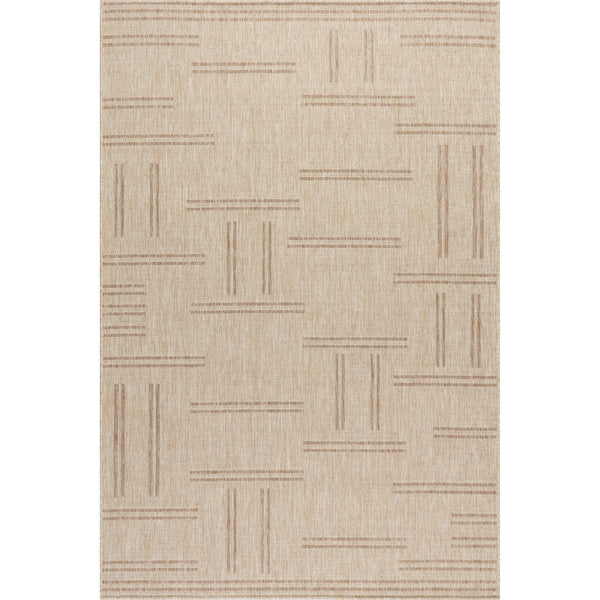 nuloom Asuka Geometric Indoor/Outdoor Area Rug Light Beige
