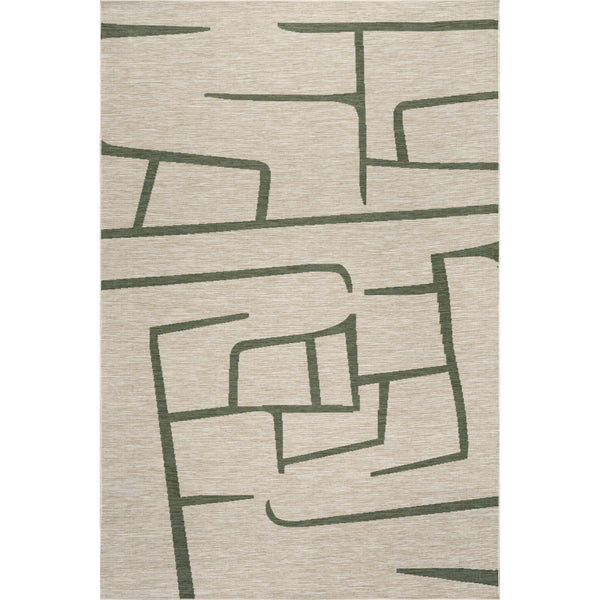 nuloom Atara Geometric Indoor/Outdoor Area Rug Green