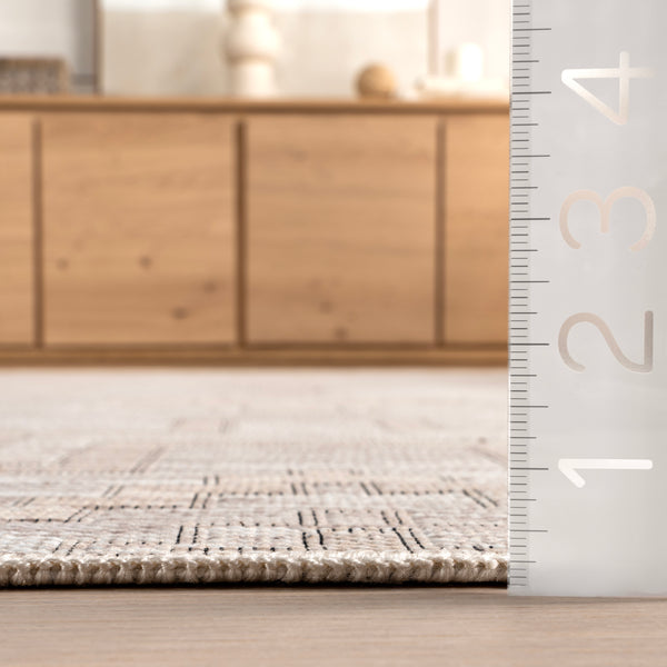 Nuloom Avni Southwestern Machine Washable Area Rug Ivory