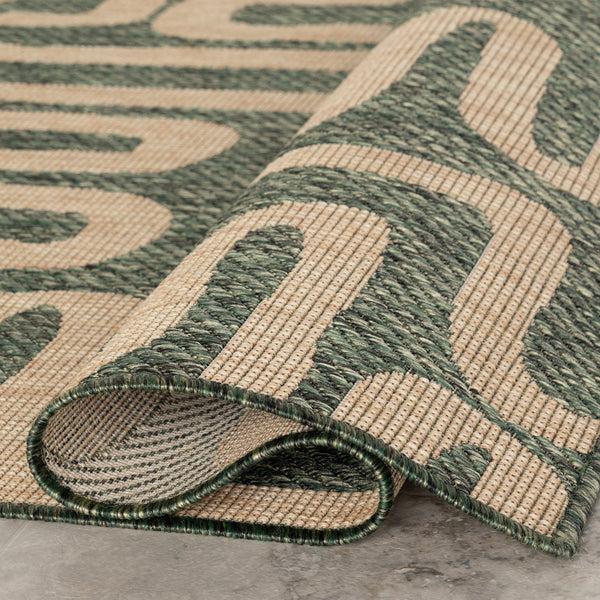 Nuloom Bambi Abstract Indoor / Outdoor Area Rug Green