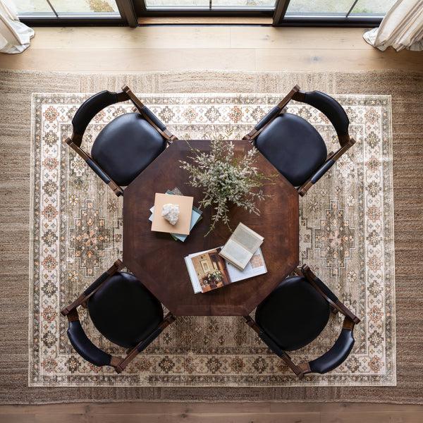 Nuloom Barbary Distressed Machine Washable Area Rug Blush