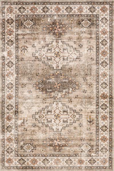 nuloom Barbary Distressed Machine Washable Area Rug Blush