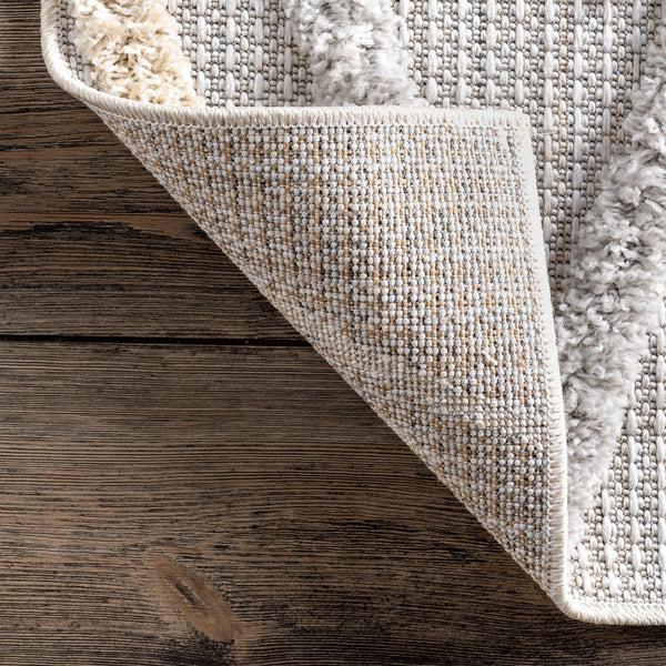Nuloom Beatrice Raised Theta Trellis Area Rug Beige