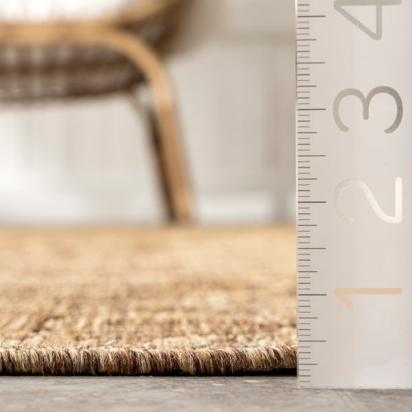 Nuloom Becki Traditional Medallion Indoor/Outdoor Area Rug Beige
