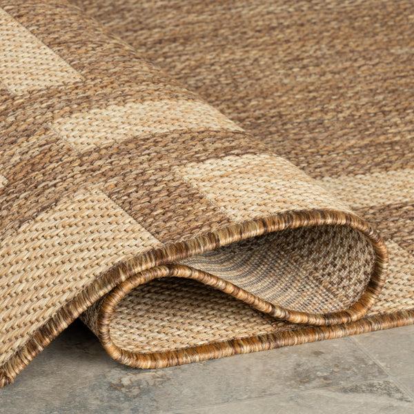 Nuloom Bellia Striped Indoor/Outdoor Area Rug Light Brown