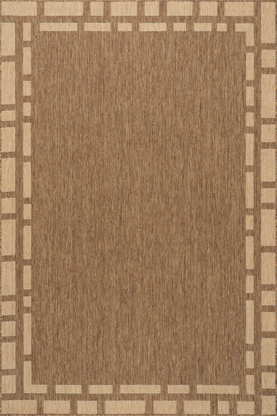 nuloom Bellia Striped Indoor/Outdoor Area Rug Light Brown