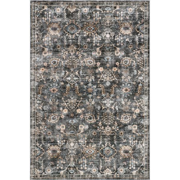 nuloom Benica Multi Medallion Machine Washable Area Rug Charcoal