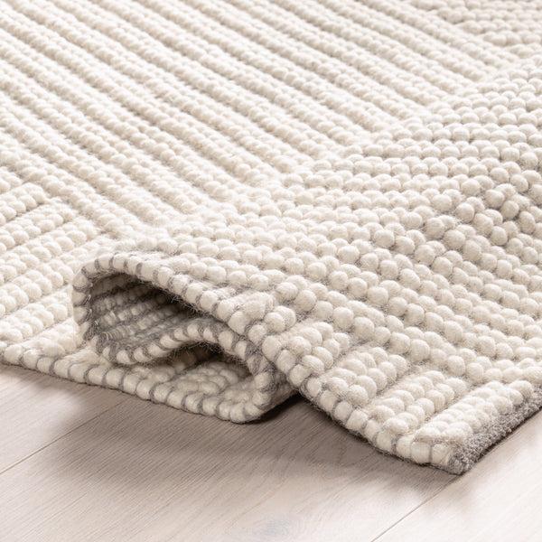 Nuloom Bijorne Modern Geometric Wool Area Rug Ivory