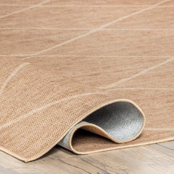 Nuloom Billy Diamond Easy-Jute Machine Washable Area Rug Natural