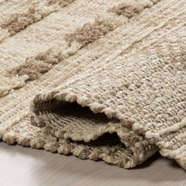 Nuloom Blakley Textured Plaid Jute Area Rug Natural
