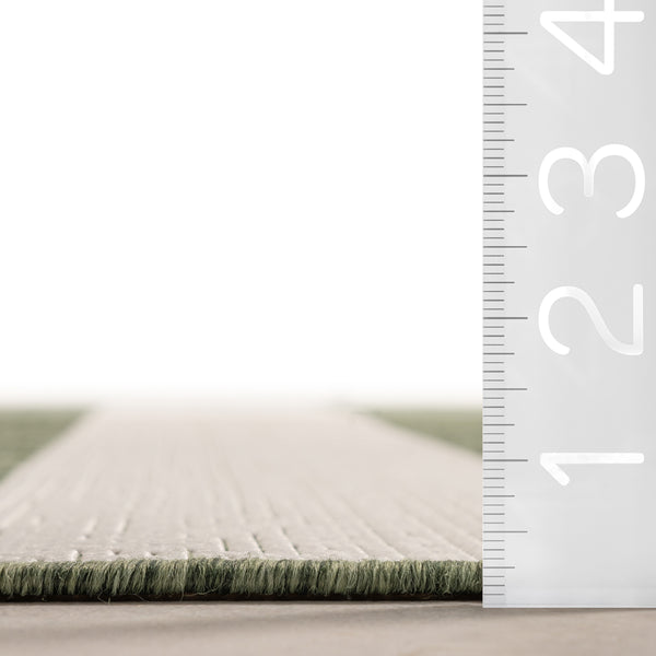 Nuloom Briaana Striped Indoor/Outdoor Area Rug Green