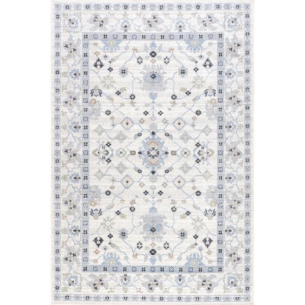 nuloom Bridie Medallion Machine Washable Area Rug Light Blue