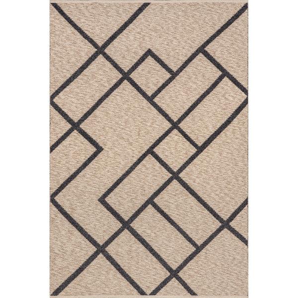 nuloom Bronte Geometric Reversible Wool Blend Area Rug Dark Gray