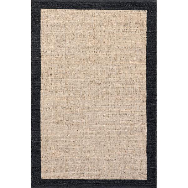 nuloom Bronwyn Farmhouse Bordered Jute Blend Area Rug Gray