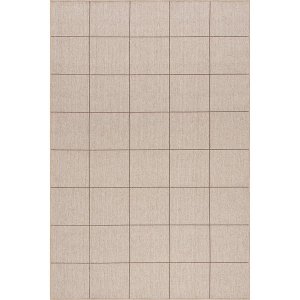 nuloom Calandra Checkered Machine Washable Area Rug Beige