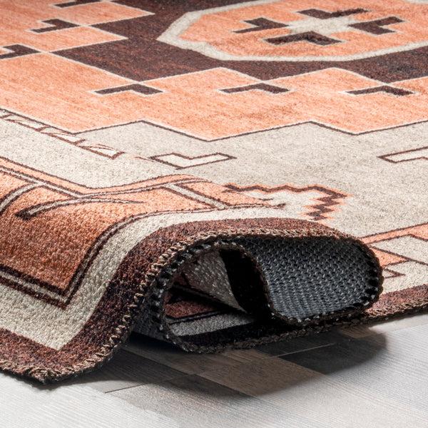 Nuloom Calliope Bohemian Machine Washable Area Rug Gray