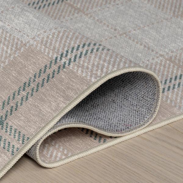 Nuloom Callipoe SplashGuard Rustic Machine Washable Area Rug Beige