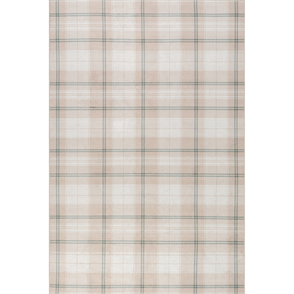 nuloom Callipoe SplashGuard Rustic Machine Washable Area Rug Beige
