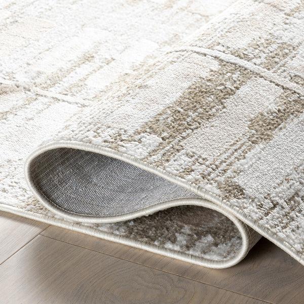 Nuloom Cambria Geometric Machine Washable Area Rug Light Beige