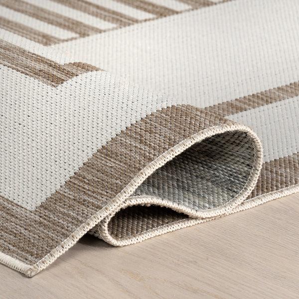Nuloom Caoimhe Geometric Indoor/Outdoor Area Rug Beige