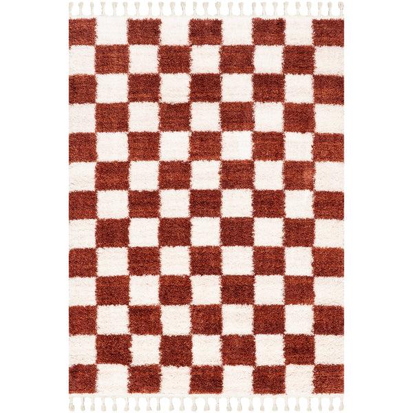 nuloom Carlisha Contemporary Checkered Area Rug Red