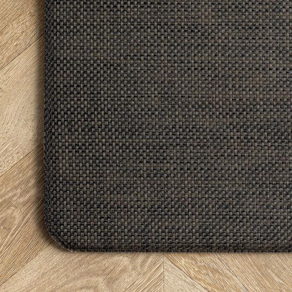 Nuloom Casual Solid Anti Fatigue Kitchen Or Laundry Room Comfort Mat Dark Brown