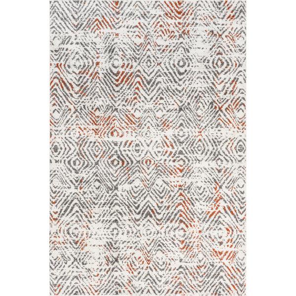 nuloom Cathrine Geometric Distressed Area Rug Light Gray